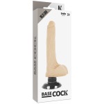 BASECOCK - REALISTYCZNY WIBRATOR 2-1 FLESH 18.5 CM -O- 4 CM